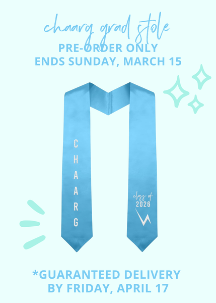 CHAARG Grad Stoles
