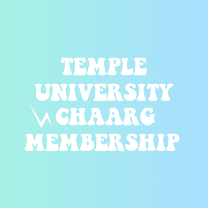 TEMPLE UNIVERSITY CHAARG MEMBERSHIP