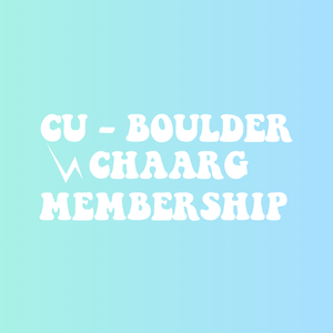 UNIVERSITY OF COLORADO - BOULDER CHAARG MEMBERSHIP
