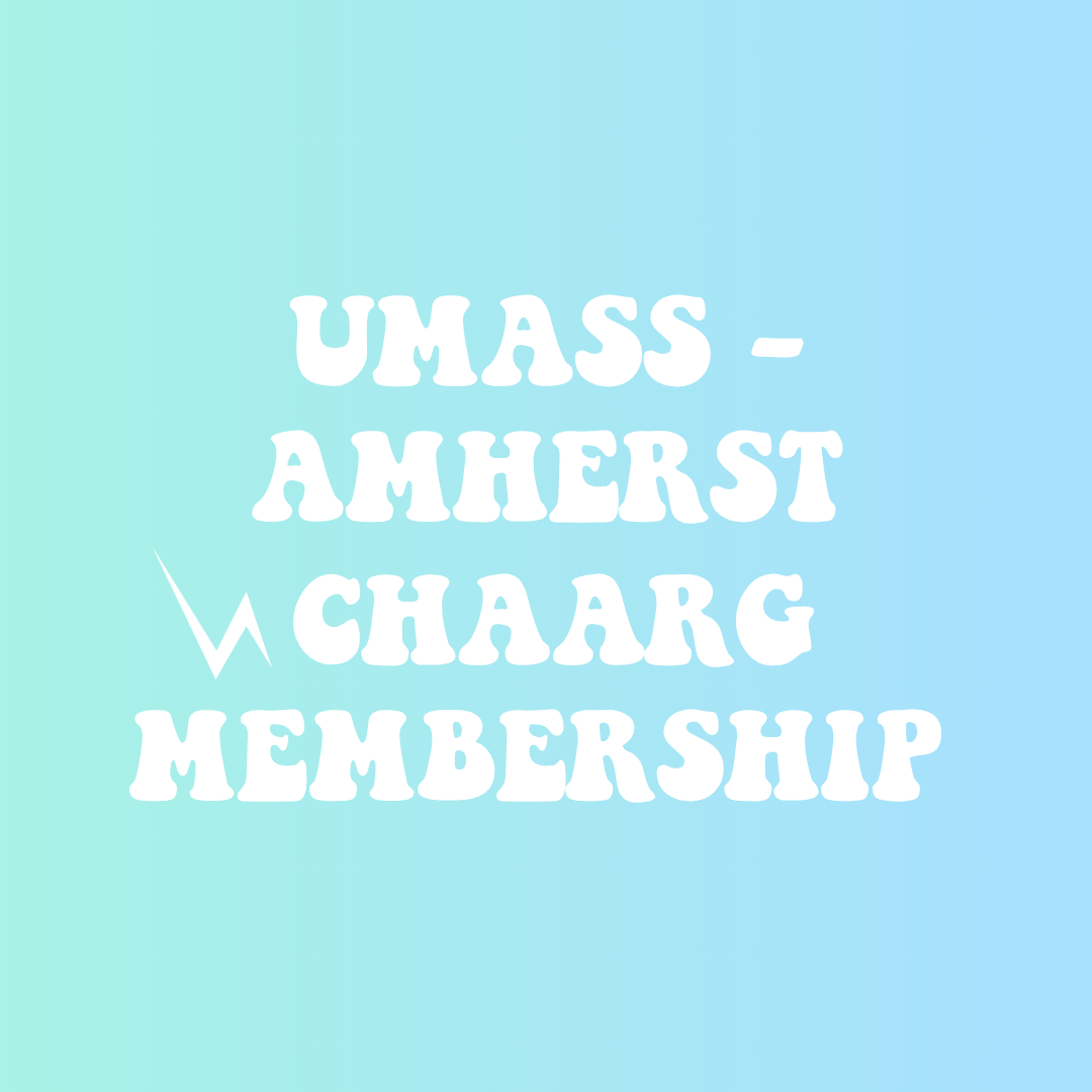 UNIVERSITY OF MASSACHUSETTS CHAARG MEMBERSHIP