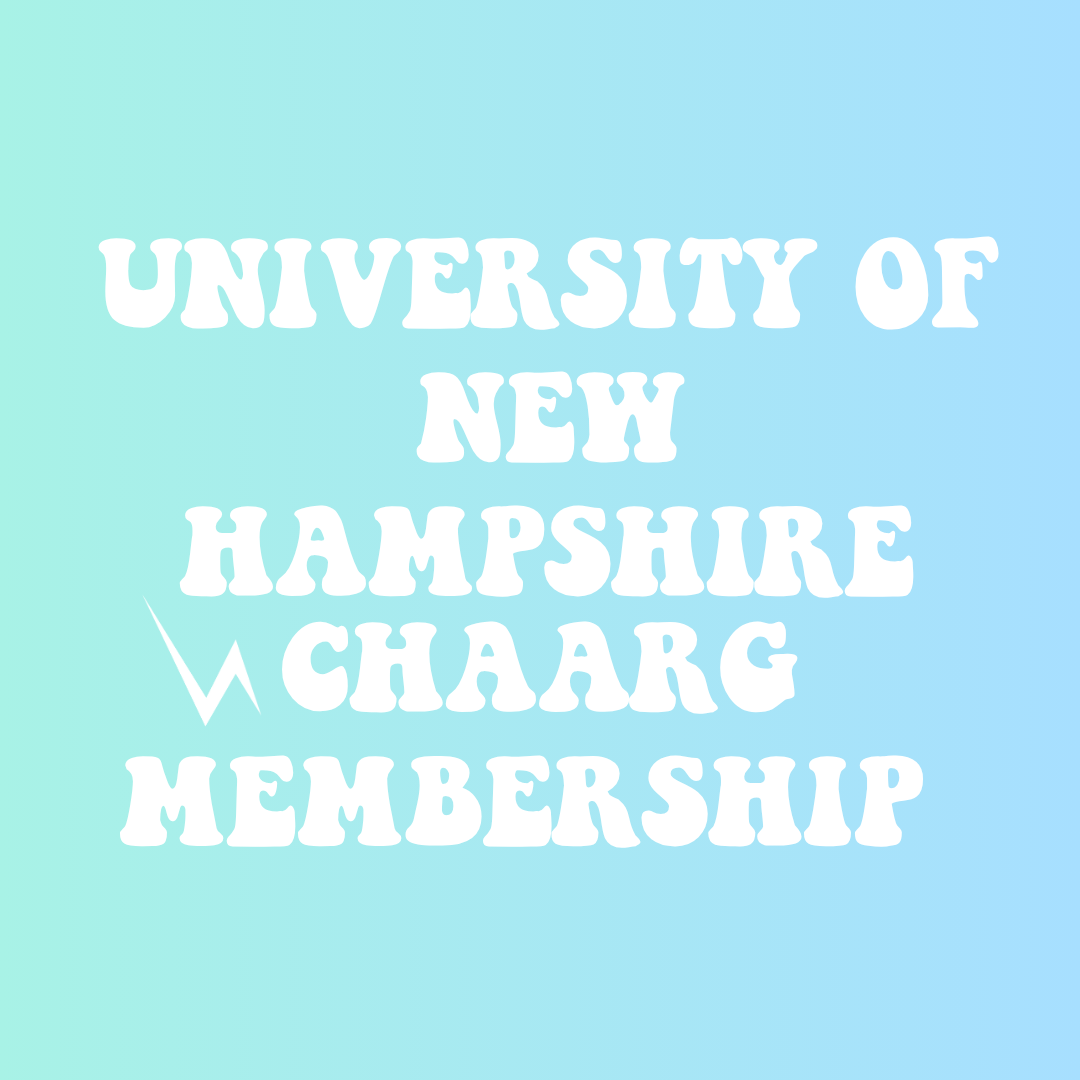 UNIVERSITY OF NEW HAMPSHIRE CHAARG MEMBERSHIP