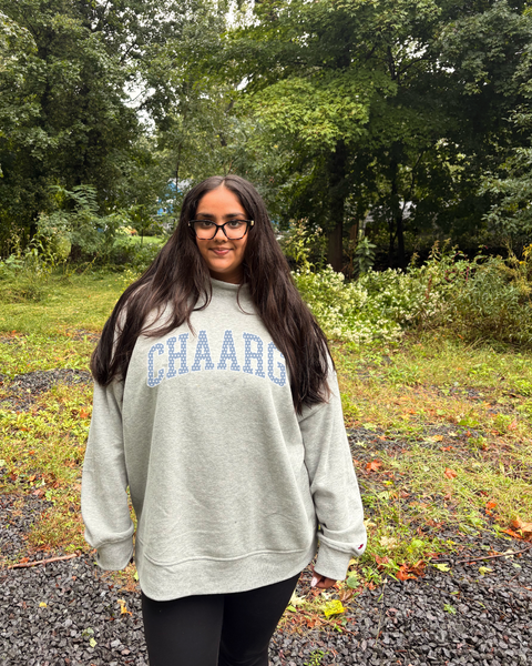 Varsity Polka Dot Mockneck